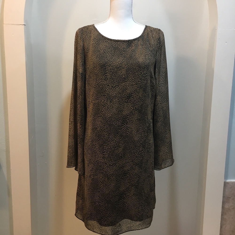 MSK Animal Print Sheath Dress